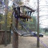 Лабаз-самолаз ShotTime Treestand, не требующий лестницы, сталь, камуфляж - лес, 98х62х30см, вес 15 кг, ST-TR-17