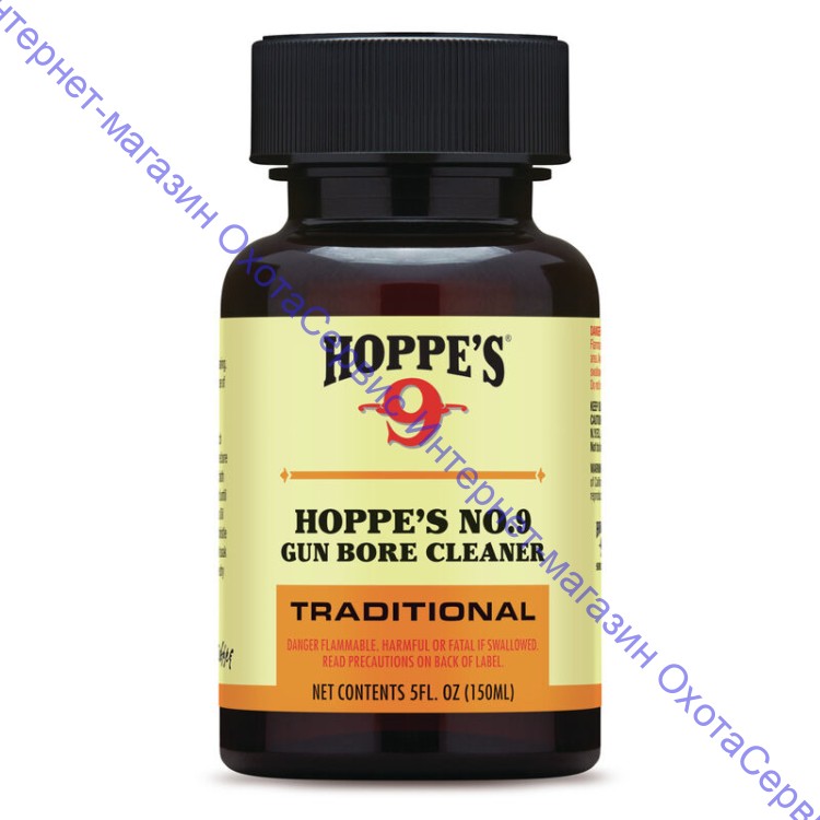 Hoppe's - растворитель для удаления освинцовки и порохового нагара, 150мл, 904