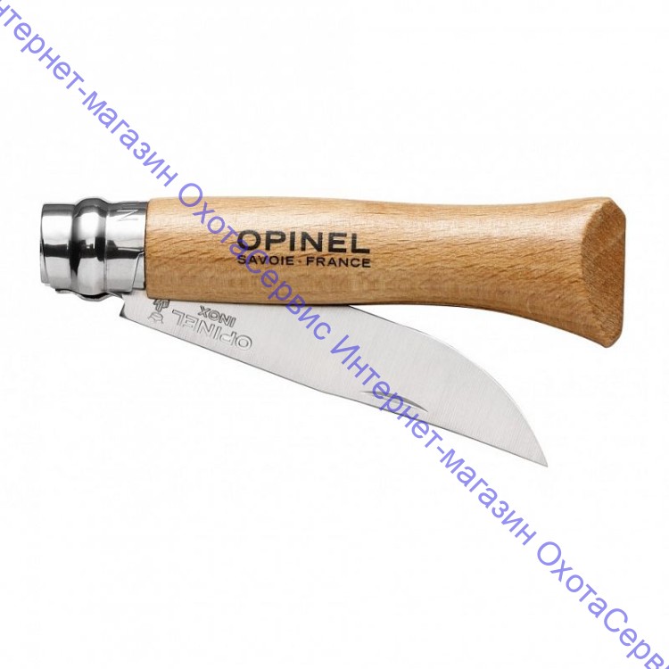 Нож Opinel серии Tradition №10, клинок 10см, нерж.сталь, рукоять-бук, 123100