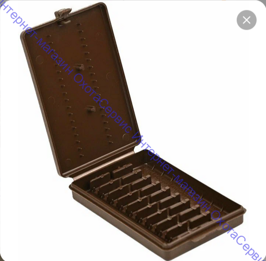 Коробочка фирмы MTM для 9 нарезных патронов, W-9-LM-70