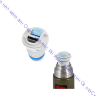 Термос для напитков THERMOS FBB-1000 AG 1L, нержавеющая сталь, клапан, крышка-чашка, Army Green, 673473