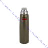 Термос для напитков THERMOS FBB-1000 AG 1L, нержавеющая сталь, клапан, крышка-чашка, Army Green, 673473