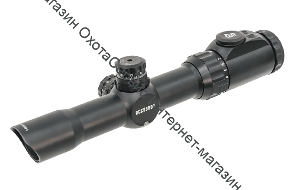 Прицел LEAPERS Accushot T8 Tactical 1-8X28, 30мм, сетка Circle Dot, подсветка IE36, кольца, SCP3-18IECDQ