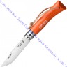 Нож Opinel серии Tradition Trekking №07, клинок 8см, нерж.сталь, рукоять-граб, цвет оранжевый, темляк, 002208