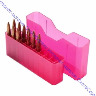 Кейс фирмы MTM для хранения 20 нарезных патронов 308 Win., 30-06 Spr., 6.5 mm, J-20-L-29