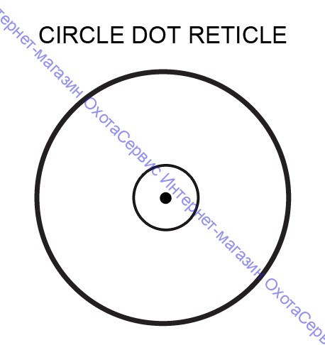 Прицел LEAPERS Prism T4 CQB 4X32, 34мм, сетка Circle Dot, подсветка IE36, кронштейн на Weaver, SCP-T4IECDQ