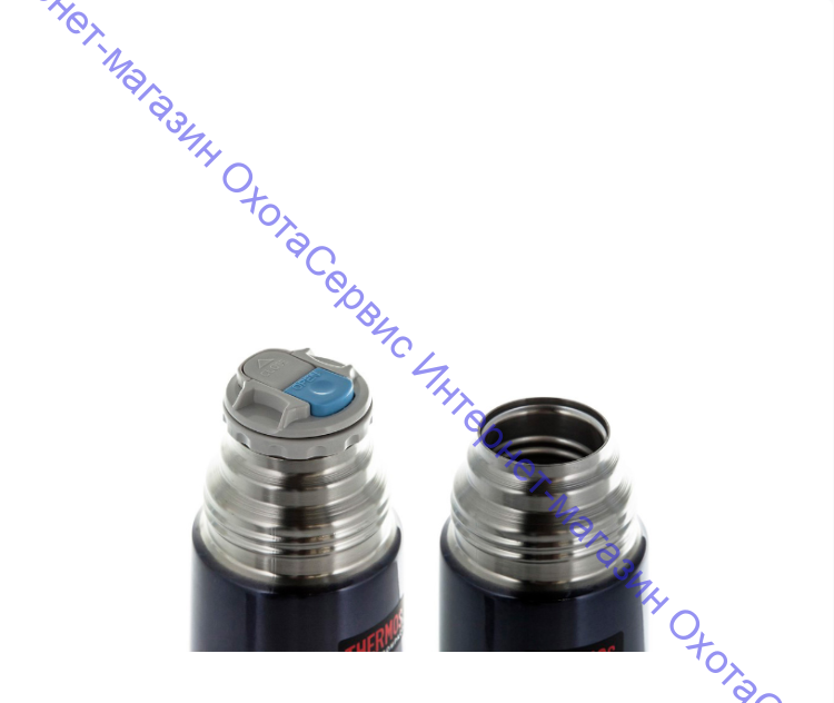 Термос для напитков THERMOS FBB-750 Midnight Blue 0.75L, нержавеющая сталь, клапан, крышка-чашка, синий "ночное небо", 836427