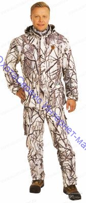 Костюм зимний  JahtiJakt Pro suit Snow Camo + экстрабонус, размер L, JJ01B6R00CL