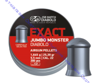 Пульки JSB Exact Jumbo Monster кал. 5,52мм, 1,645г (200 шт./бан.), JSBEJM1645