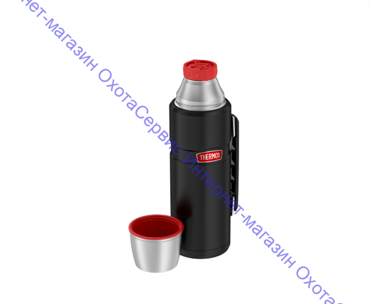 Термос для напитков THERMOS KING SK-2010 RCMB 1.2L, складная ручка, чёрный, 385055