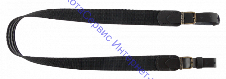 VEKTOR ремень для ружья из черной полиамидной ленты шириной 35мм (рабочая сторона ремня обладает не скользящими свойствами), Р-7 ч