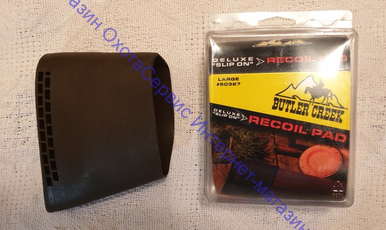 Тыльник на приклад вентилируемый с "чулком", Butler Creek Large, коричневый, 50327