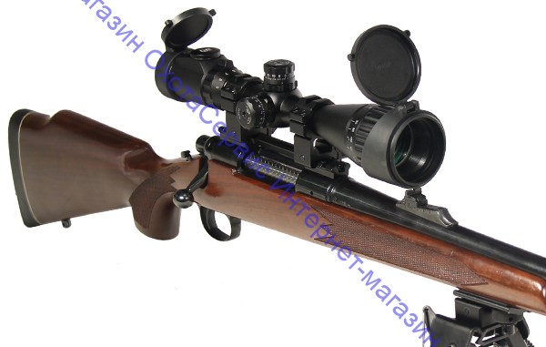 Прицел LEAPERS True Hunter IE 3-9X40, 25.4 мм, AO-параллакс от 4.6м, сетка MilDot, подсветка IE36, кольца, SCP-U394AOIEW