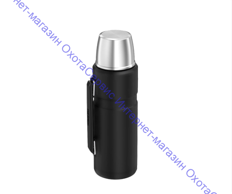Термос для напитков THERMOS KING SK-2020 Matte Black 2.0L, нержавеющая сталь, винтовая пробка, складная ручка, чёрный, 892195