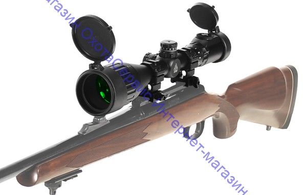 Прицел LEAPERS True Hunter IE 3-9X50, 25.4 мм, AO-параллакс от 4.6м, сетка MilDot, подсветка IE36, кольца, SCP-U395AOIEW