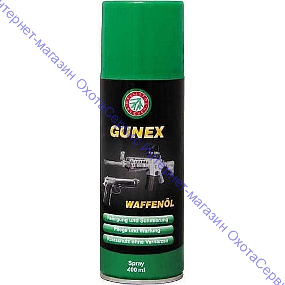 Масло оружейное Ballistol Gunex spray 400мл, 22250