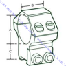 Кольца UTG AccuShot 25,4мм на призму 10-12 мм, средние (h=14мм), RGPM-25M4