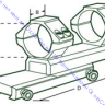 Кронштейн UTG AccuShot 25,4мм на Weaver, вынос 38мм, высокий (h=18мм), RGWMOFS38-25H4