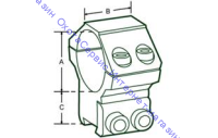 Кольца UTG AccuShot 30 мм на призму 10-12 мм, высокие (h=21мм), RGPM-30H4