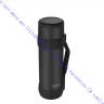 Термос для напитков THERMOS NCD-1800 SS Bottle 1.8L, нержавеющая сталь, винтовая пробка, складная ручка, цвет чёрный, 250391