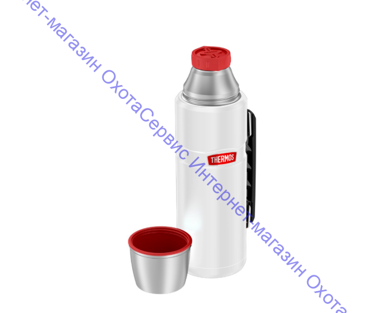 Термос для напитков THERMOS SK-2010 MWVY 1.2L, нержавеющая сталь, винтовая пробка, цвет белый, 382740