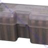 Коробочка-кейс фирмы MTM для 22 патронов 9.3x62 кал., дымчатый пластик, RF22-SM-41