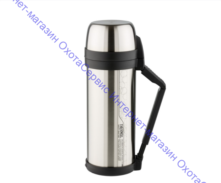 Термос  универсальный THERMOS FDH-2005 2.0L, поильник, дополнительная чашка, складная ручка, съёмный ремень, стальной, 923653