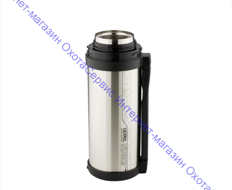 Термос  универсальный THERMOS FDH-2005 2.0L, поильник, дополнительная чашка, складная ручка, съёмный ремень, стальной, 923653