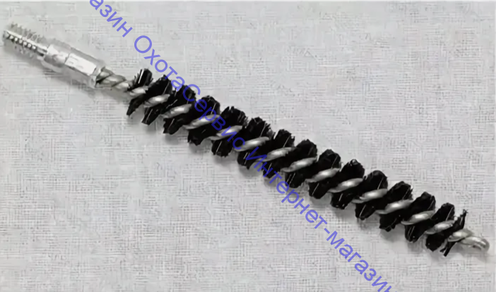 Нейлоновый ершик J.Dewey с алюминиевым сердечником B-30NA .30 калибра (7,62 мм, 30-06, 300wm, .308,...). Резьба внешняя, дюймовая 8/32     