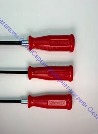 Шомпол ЧИСТОGUN кал. .27-.34 (стержень Ø 6мм), нерж. в оплетке нейлон, L=110см, резьба папа 18/28, подшипник,  + вишер CH-30J, + переходник мама/мама CH-AL-5, + адаптер-игла A2S-AL-1, CHN-30C-110