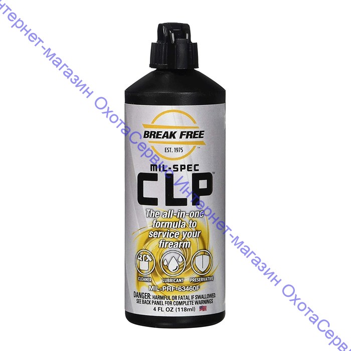 Оружейное универсальное масло в масленке BREAK FREE CLP4F 118ml Liquid, CLP4F