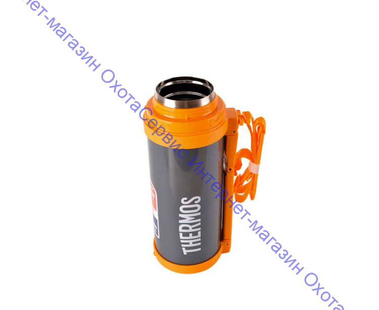 Термос  универсальный THERMOS FDH-2005 Grey 2.0L, поильник, дополнительная чашка, складная ручка, съёмный ремень, серый, 387769