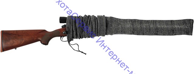 Чехол Allen защитный, "чулок", для оружия с прицелом, серый, до 127 см, 13105