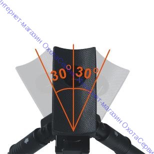 Сошки Vanguard EQUALIZER 1, на антабку, вращ.наклонная база, 23-33см, алюминий, EQUALIZER 1