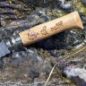 Нож Opinel серии Tradition Animalia №08, клинок 8,5см, нерж.сталь, рукоять-дуб, рис.-форель, 001625