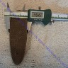 Тыльник для приклада 25 мм, с рисунком, вентилируемый, коричневый, BC024 brown