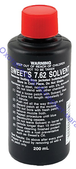 Sweet's 7.62 Bore Cleaning Solvent 200 ml Liquid, SS762