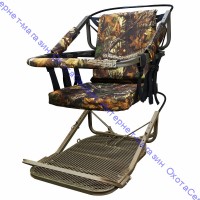 Лабаз-самолаз ShotTime Treestand, не требующий лестницы, сталь, камуфляж - лес, 98х62х30см, вес 15 кг, ST-TR-17