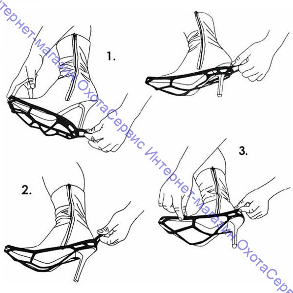 Насадки на обувь против скольжения - антислипы WinterTrax Для Неё