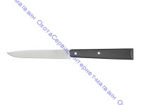 Нож Opinel серии Bon Appetit №125 Pro, клинок 11см, нерж.сталь, заточка-микросеррейтор, рукоять-пластик, черный, 001612