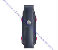 Чехол Opinel Outdoor M 2018 для Trad №06/07/08/09 и Eff №08/10, длина 14см, кожа, шлевка, синий, 002194 