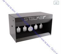 Минитир STALKER "IPSC" самосброс, для пневматики 4,5мм, 5 медальонов, толщина 3мм, сталь, ST-MR-1