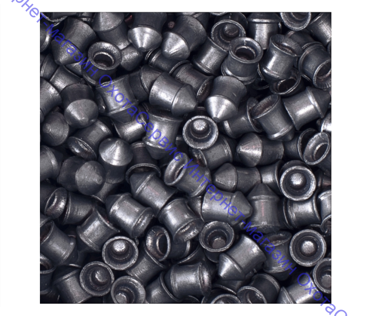 Пульки STALKER  Pointed pellets, калибр 4,5мм, вес 0,57г (250 шт./бан.), ST-PP57