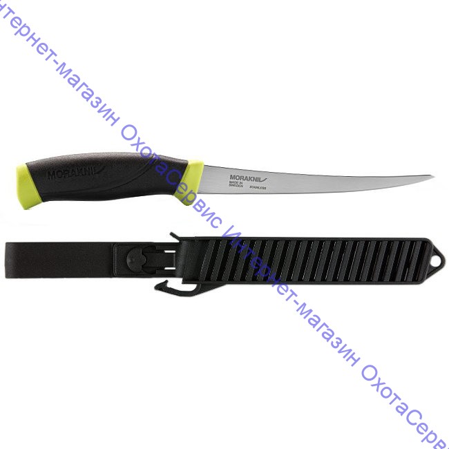 Нож Morakniv Fishing Comfort Fillet 155 (11817), филейный, нержавеющая сталь, клинок 155мм, лайм, 11892