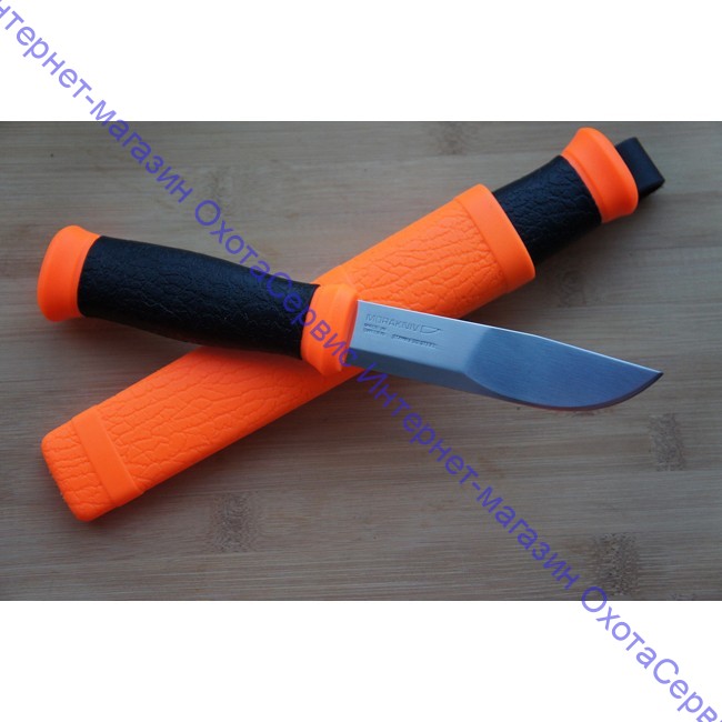 Нож Morakniv Outdoor 2000 Orange, универсальный/охотничий, нержавеющая сталь, клинок 109мм, оранжевый, 12057
