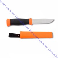 Нож Morakniv Outdoor 2000 Orange, универсальный/охотничий, нержавеющая сталь, клинок 109мм, оранжевый, 12057