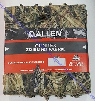 Сетка для засидки Allen, нетканая, камуфляж Mossy Oak Blades®, 1,42 х 3,6 м, 2592