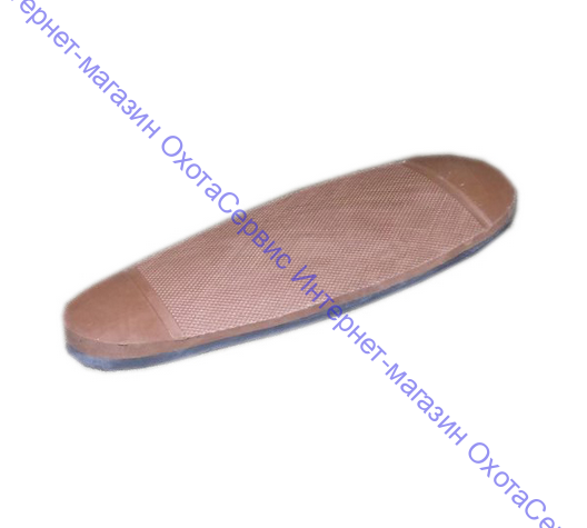 Тыльник для приклада 12 мм, коричневый, невентилируемый, BC001 brown