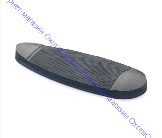 Тыльник для приклада 12 мм, чёрный, невентилируемый, BC001 black