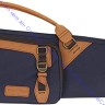 Чехол Allen Leramie Heritage, L=132см, для карабина с оптикой, внешний карман, хлопок + кожа, синий, 540-52